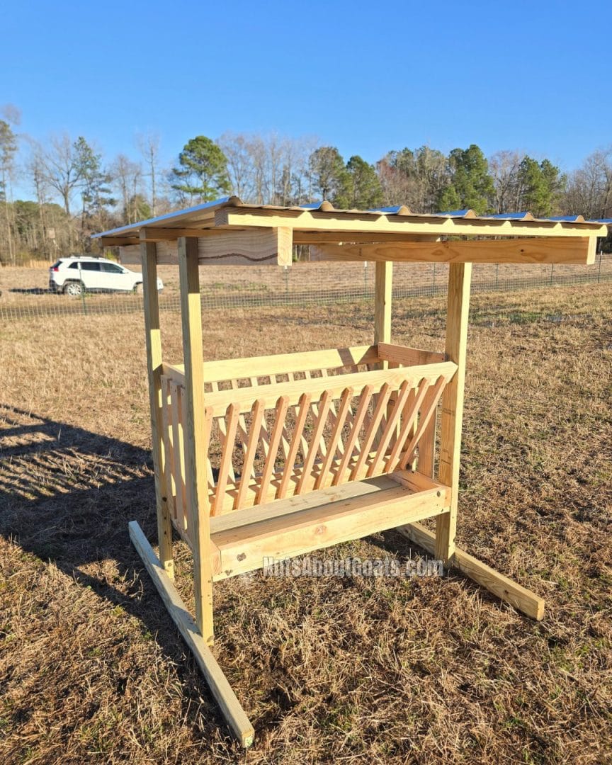 DIY Hay Feeder for Goats and sheep